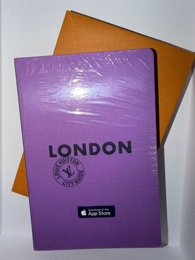 Louis Vuitton London City Guide Purple with Orange Accent